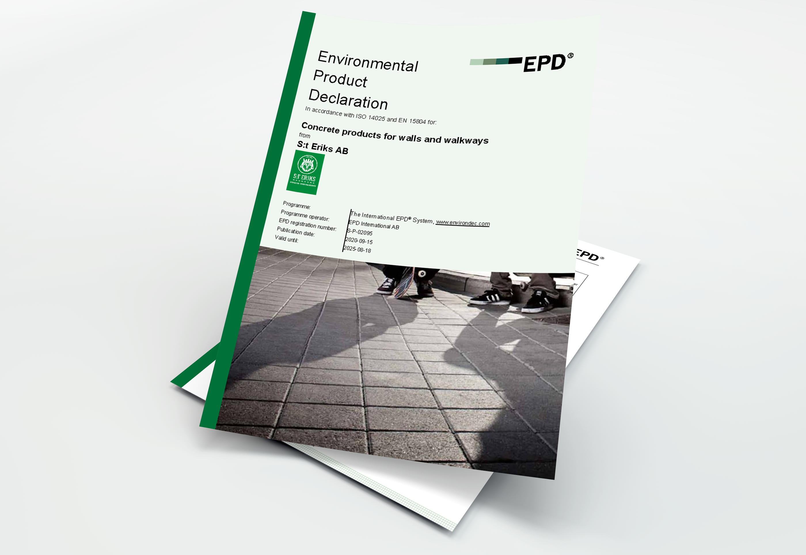 EPD Concrete products for walls and walkways